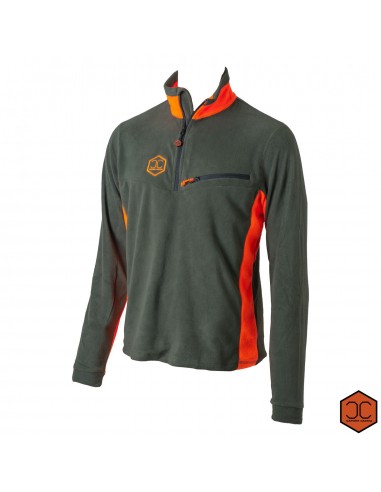 Green/Orange Microfleece - CAPONE CACCIA