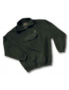 Maglia pile con zip e...