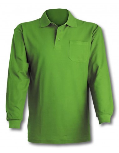 Polo manica lunga colore Verde - UDB