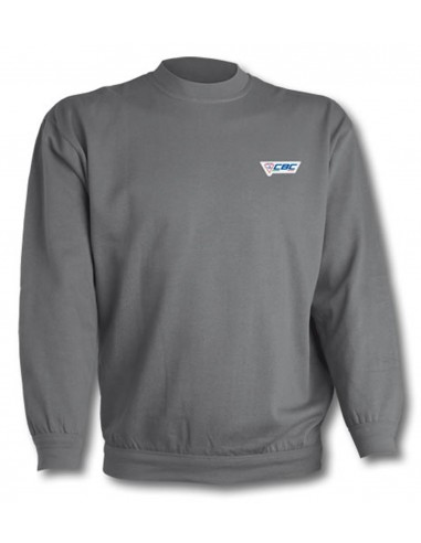 Felpa con girocollo colore Grigio - CBC